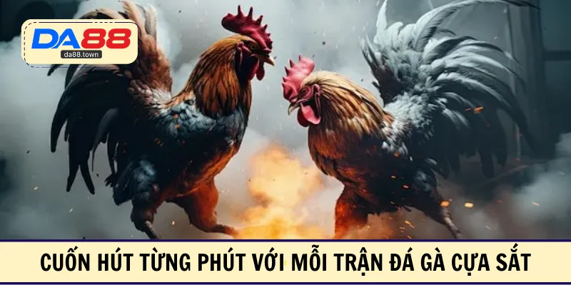Cuốn hút từng phút với mỗi trận đá gà cựa sắt