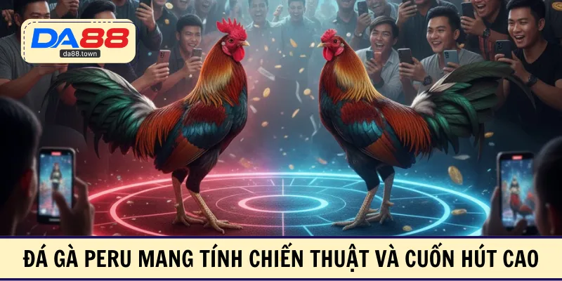 Đá gà Peru mang tính chiến thuật và cuốn hút cao