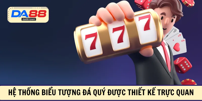 Hệ thống biểu tượng đá quý được thiết kế trực quan